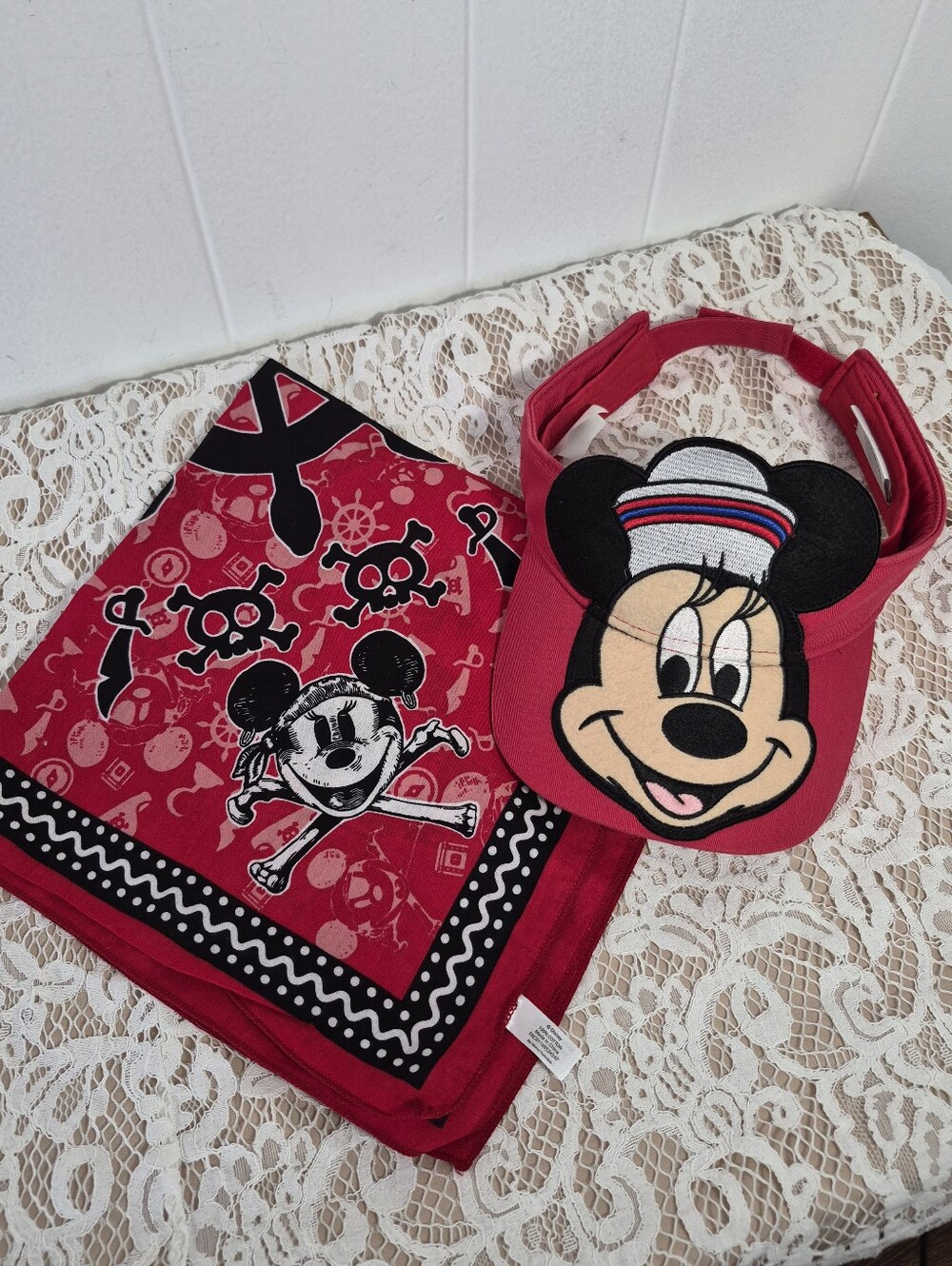 Disney Cruise Visor And Bandana - Picture 1 of 12